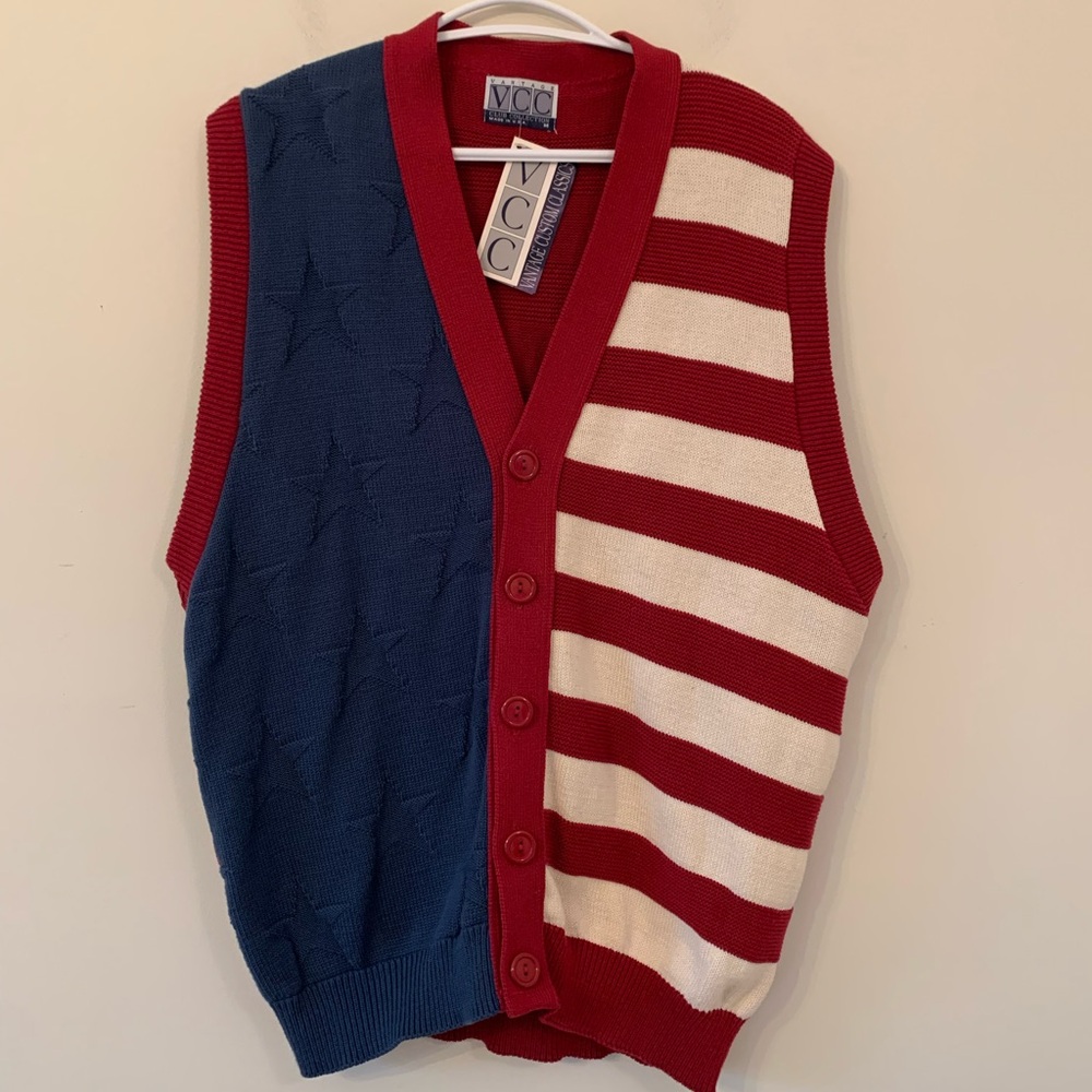 Men's USA Sweater Vest